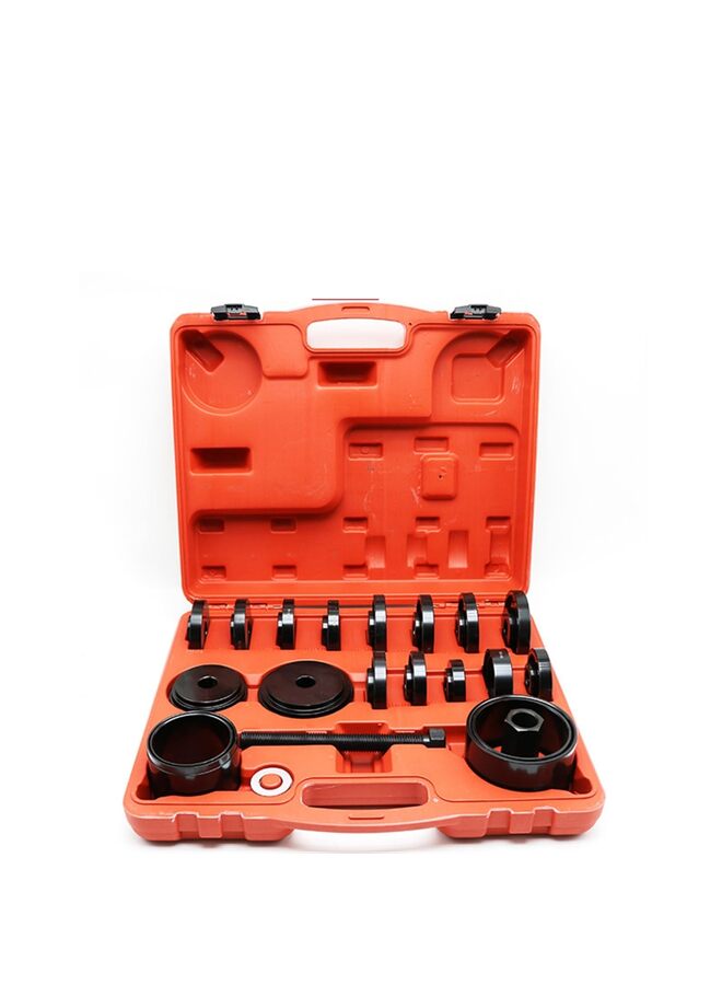 Wheel Bearing Press Kit for Front Wheel Drive Bearing Removal  Installation, 23pc Wheel Bearing Puller Tool Set with Sliding Screws Universal Bushings Sleeves Storage Case - Image 1